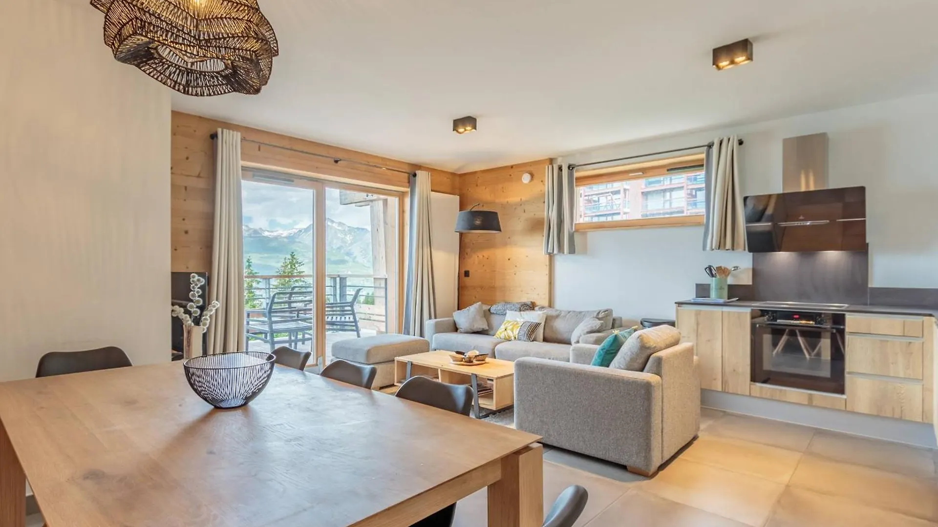 Luxueux Appart 5 Cristaux, 3 Chambres, Spa, Ski-In/Ski-Out, Parking, Wifi - Fr-1-352-54 Les Arcs  Francie